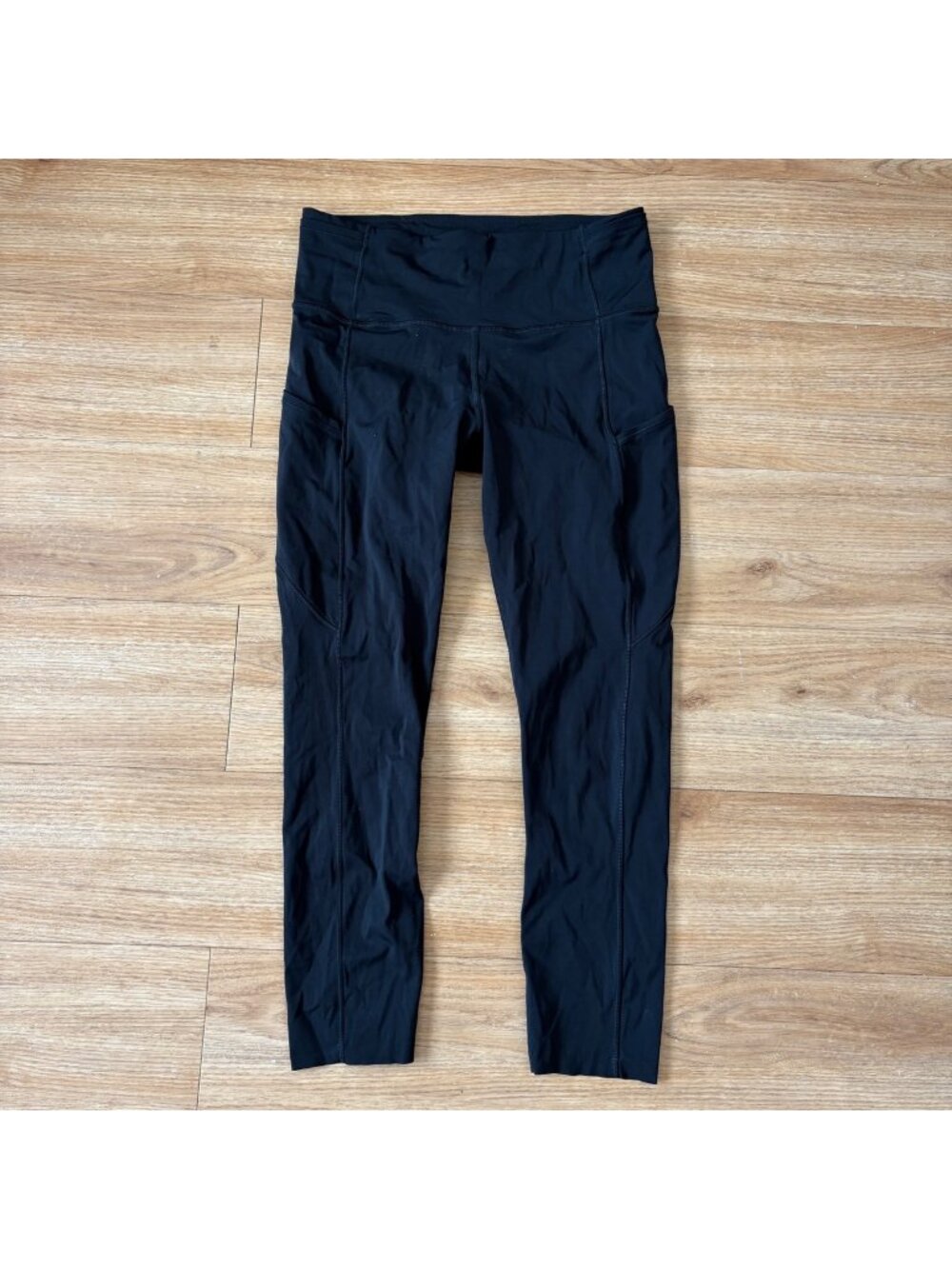 Lululemon Athletic Fast & Free HR Crop Yoga Pants II Black 23” Women’s Sz 8